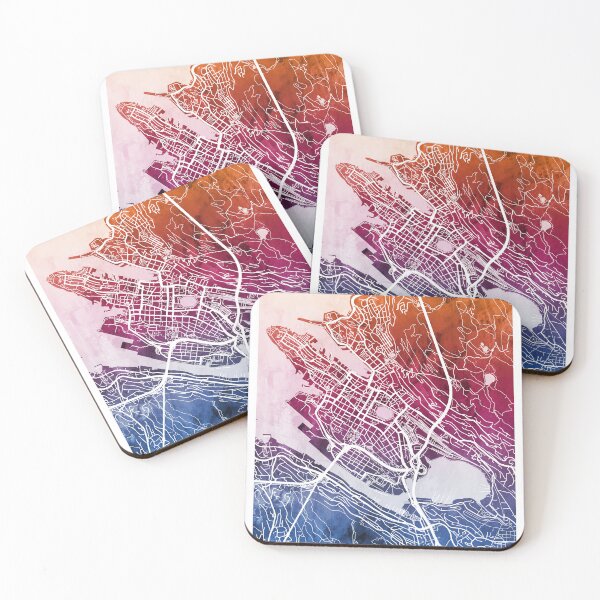 Item preview, Bergen Norway City Map designed and sold by ArtPrints.