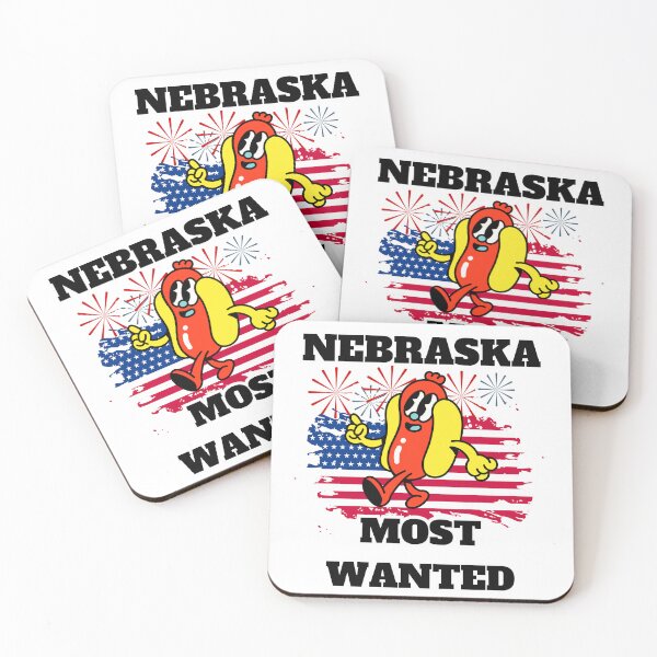 Item preview, 4th Of July, NEBRASKA Most Wanted Funny Wiener designed and sold by ShopULove.