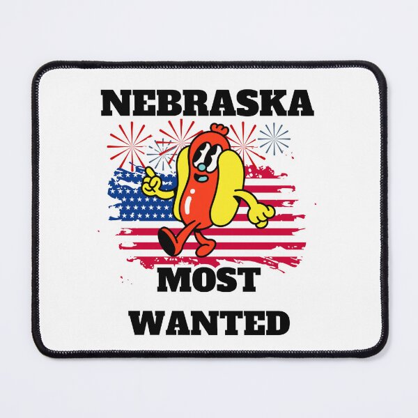 Item preview, 4th Of July, NEBRASKA Most Wanted Funny Wiener designed and sold by ShopULove.