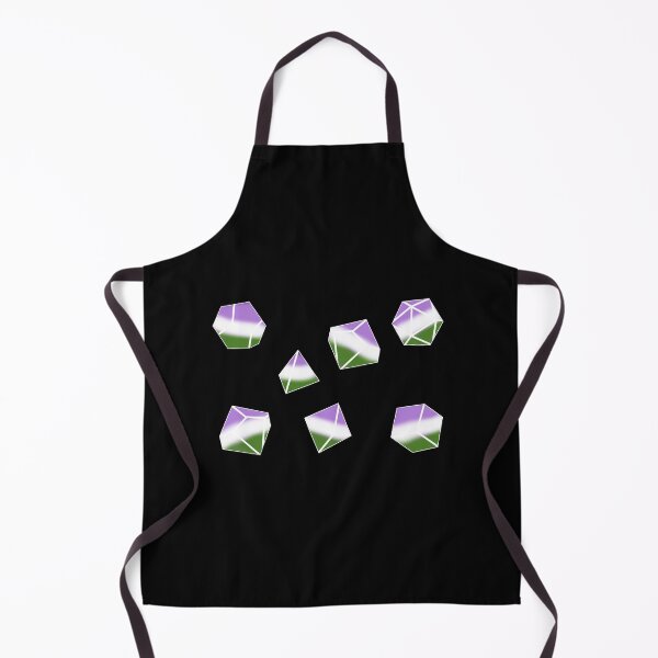 Item preview, LGBT Pride Dice - Genderqueer designed and sold by KopoArtyStuff.