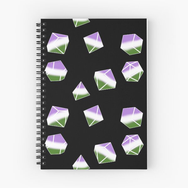 Item preview, LGBT Pride Dice - Genderqueer designed and sold by KopoArtyStuff.