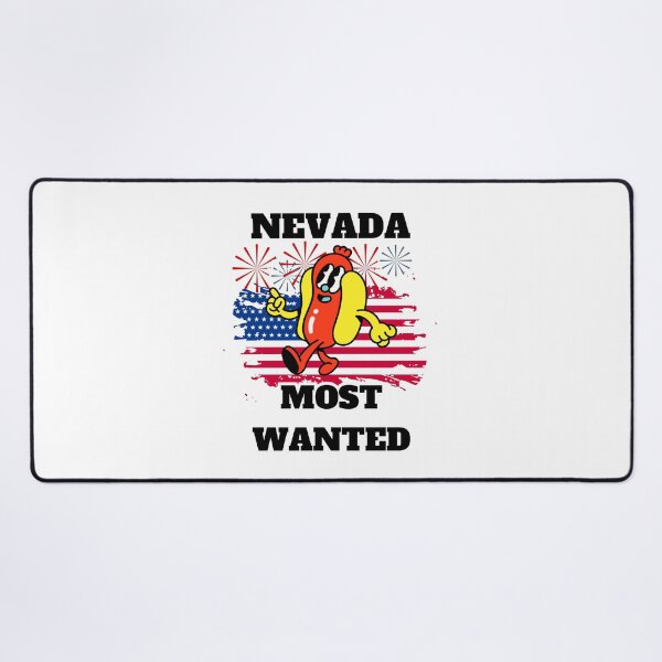 Item preview, NEVADA Most Wanted Funny Wiener, 4th Of July designed and sold by ShopULove.