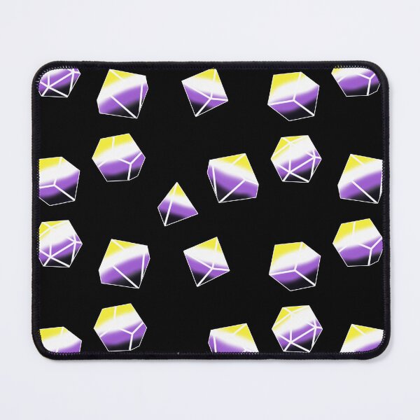 Item preview, LGBT Pride Dice - Non-Binary designed and sold by KopoArtyStuff.