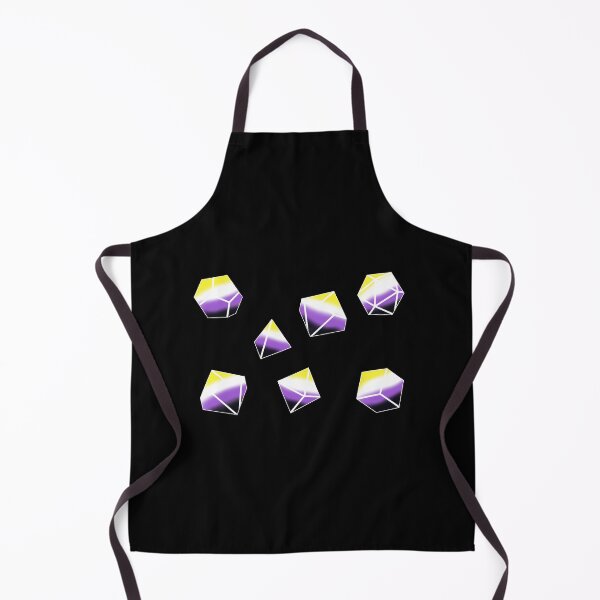 Item preview, LGBT Pride Dice - Non-Binary designed and sold by KopoArtyStuff.