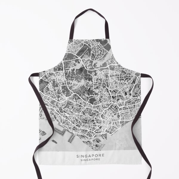 Item preview, Singapore City Map designed and sold by ArtPrints.