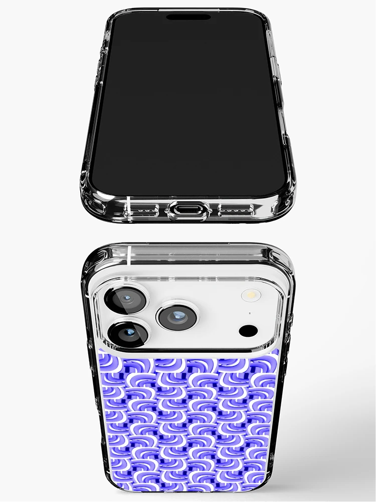 Thumbnail 3 of 5, iPhone Case, Purple illusion pattern designed and sold by Work of art Shop.
