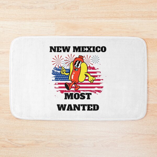 Item preview, NEW MEXICO Most Wanted Funny Wiener, 4th Of July designed and sold by ShopULove.