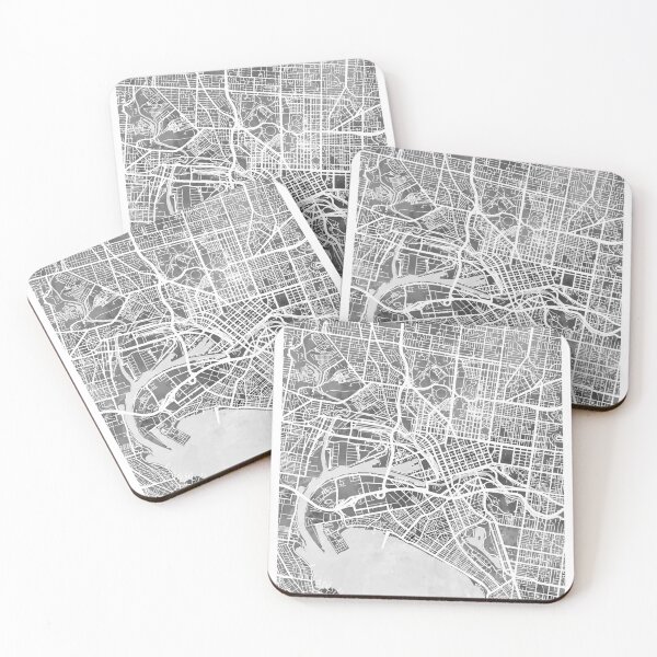 Item preview, Melbourne Australia City Street Map designed and sold by ArtPrints.