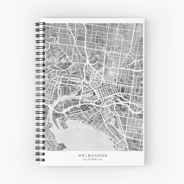 Item preview, Melbourne Australia City Street Map designed and sold by ArtPrints.