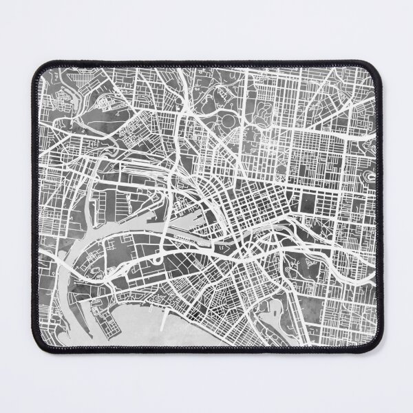 Item preview, Melbourne Australia City Street Map designed and sold by ArtPrints.