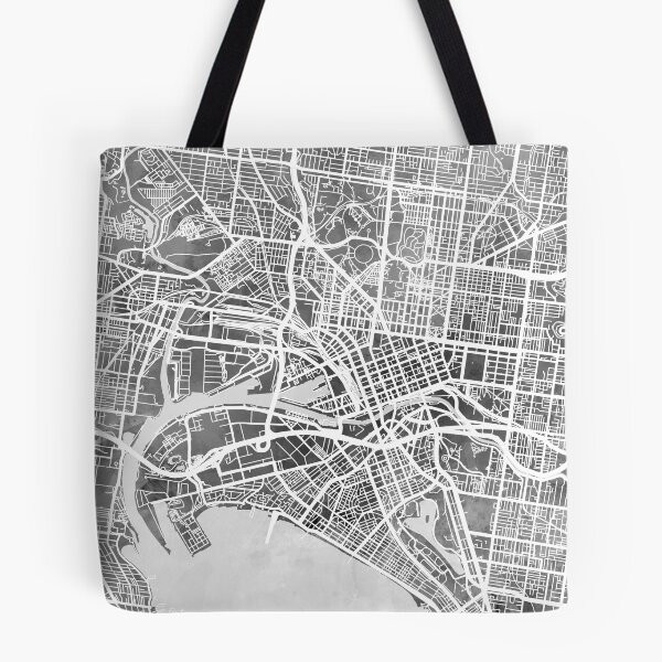 Item preview, Melbourne Australia City Street Map designed and sold by ArtPrints.