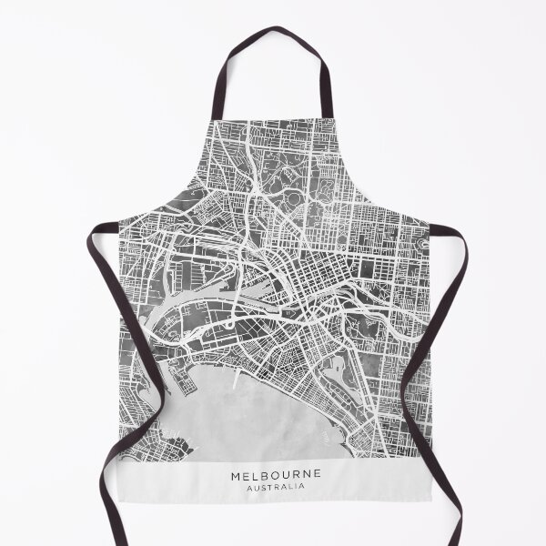 Item preview, Melbourne Australia City Street Map designed and sold by ArtPrints.