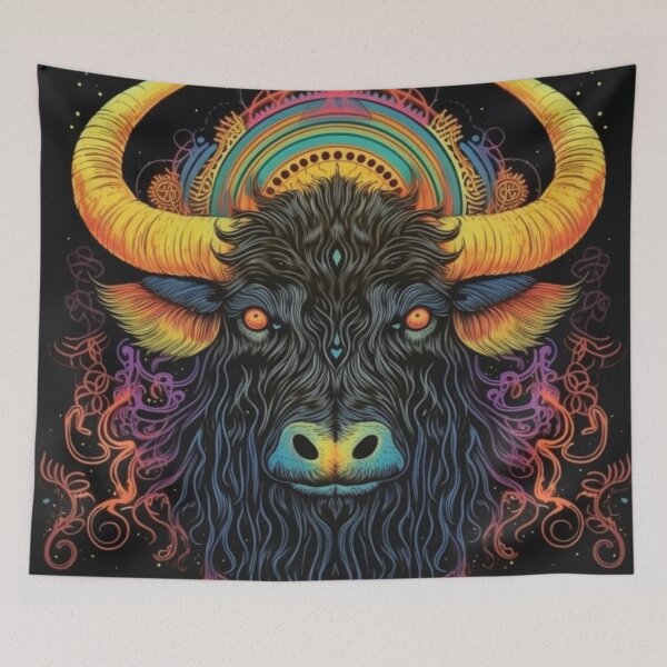 Item preview, Majestic Buffalo Face Art for Wildlife Enthusiasts designed and sold by JojoArtEvo.