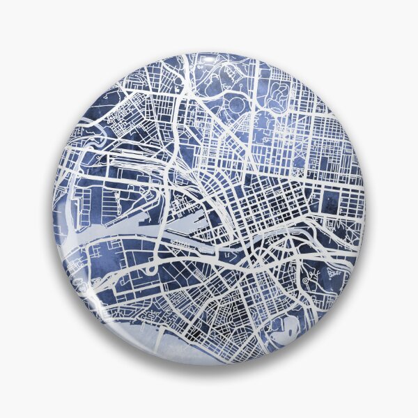 Item preview, Melbourne Australia City Street Map designed and sold by ArtPrints.