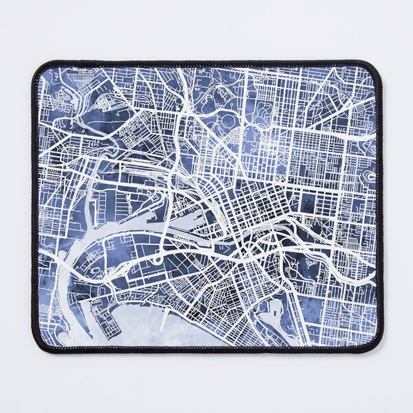 Item preview, Melbourne Australia City Street Map designed and sold by ArtPrints.