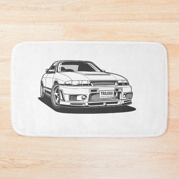 Item preview, Black And White Nissan Skyline GT-R 33 designed and sold by TrilogyMerch.