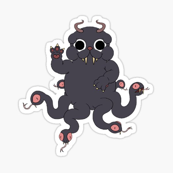 Cute Snake Demon Sticker