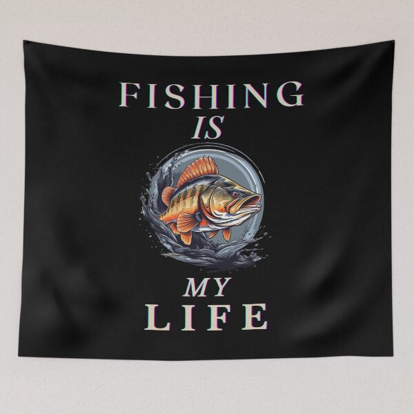 Item preview, Fishin Is My Life Gift For Fishermen designed and sold by CHRIS-POD.