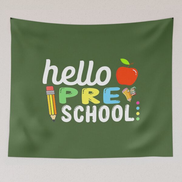 Item preview, Hello Preschool Team Pre-K Back to School Teacher Kids 	 	 designed and sold by fadlwxlfrp17.