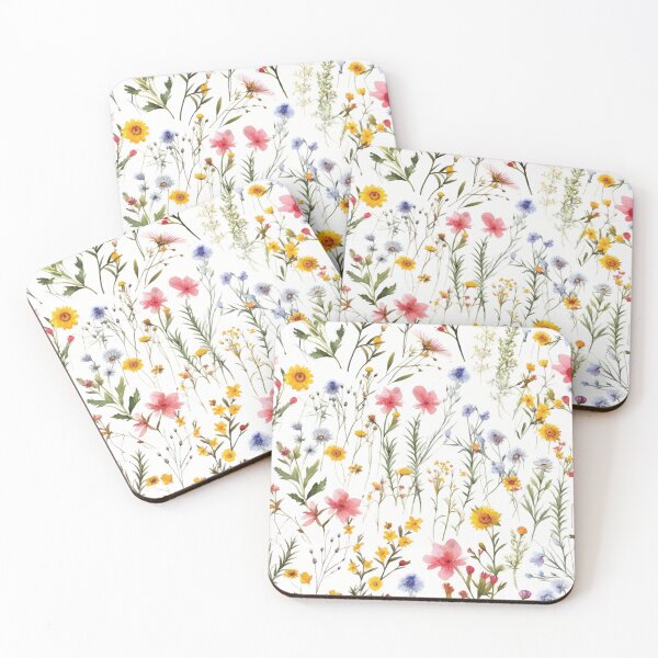 Item preview, Wildflowers watercolor pattern designed and sold by Jabuticabaeyes.