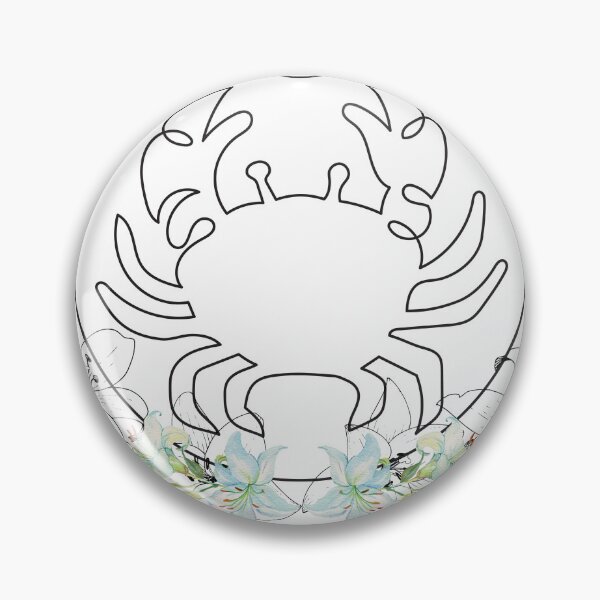 Item preview, cancer zodiac horscope astrology lys flower june july designed and sold by DESIGNIRIS.