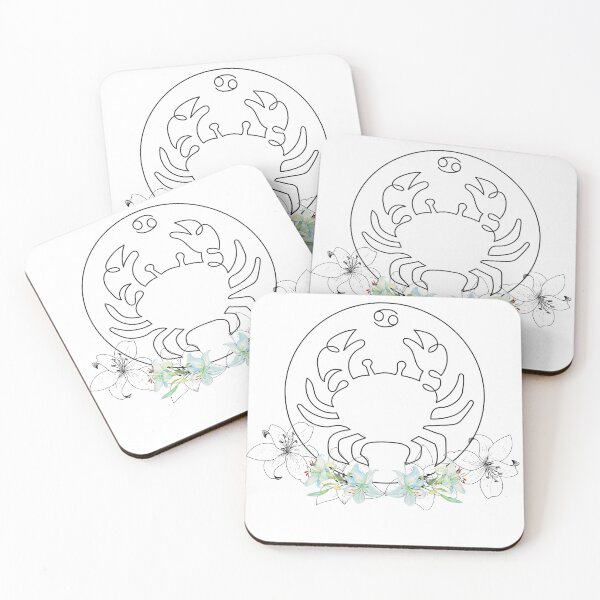 Item preview, cancer zodiac horscope astrology lys flower june july designed and sold by DESIGNIRIS.