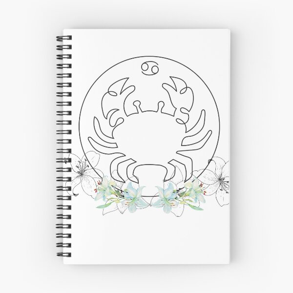 Item preview, cancer zodiac horscope astrology lys flower june july designed and sold by DESIGNIRIS.