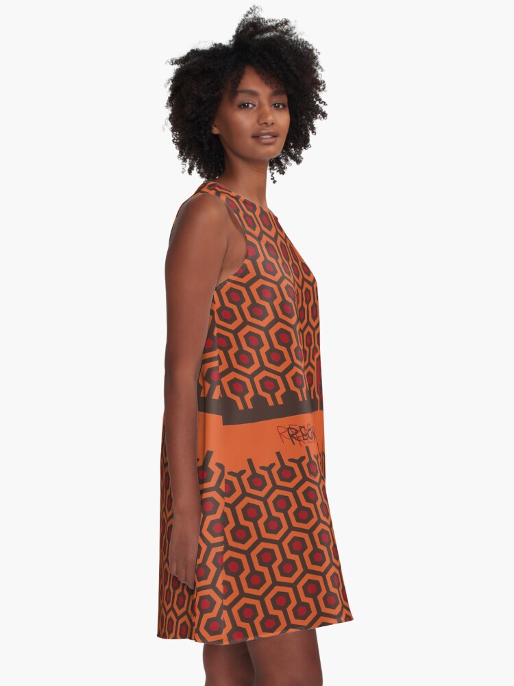 Alternate view of The Shining Floor Pattern Minimalist A-Line Dress