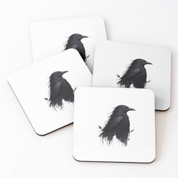 Item preview, Ink Drawing of a Raven designed and sold by CreaLabs.