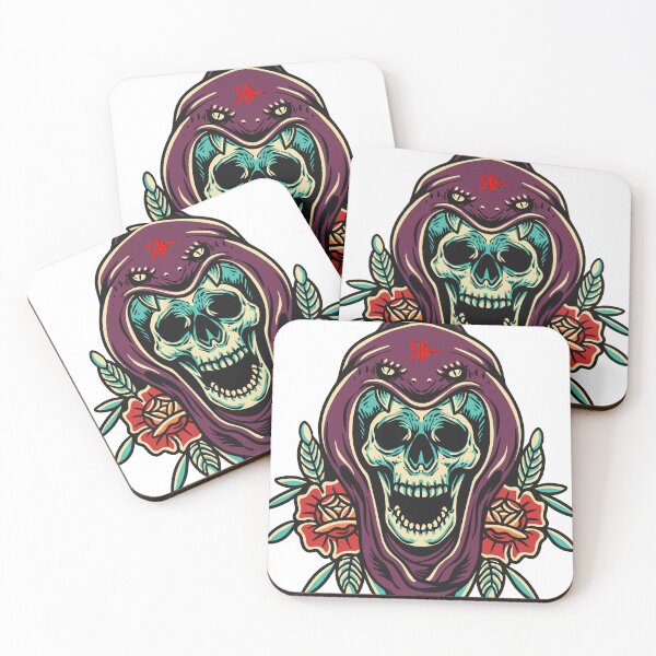Item preview, ROGUE GRIM REAPER SNAKE TATTOO ART designed and sold by Rogueclothes.