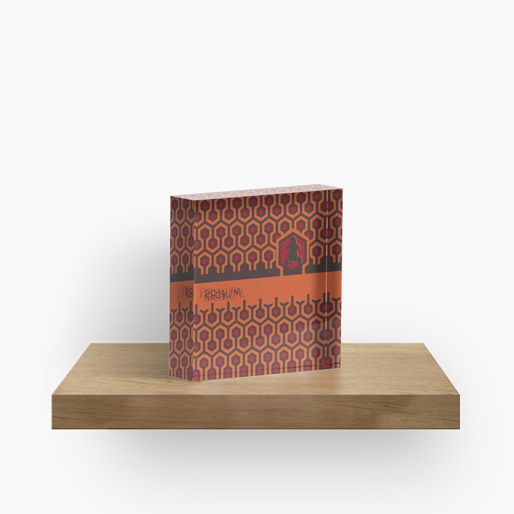The Shining Floor Pattern Minimalist Acrylic Block