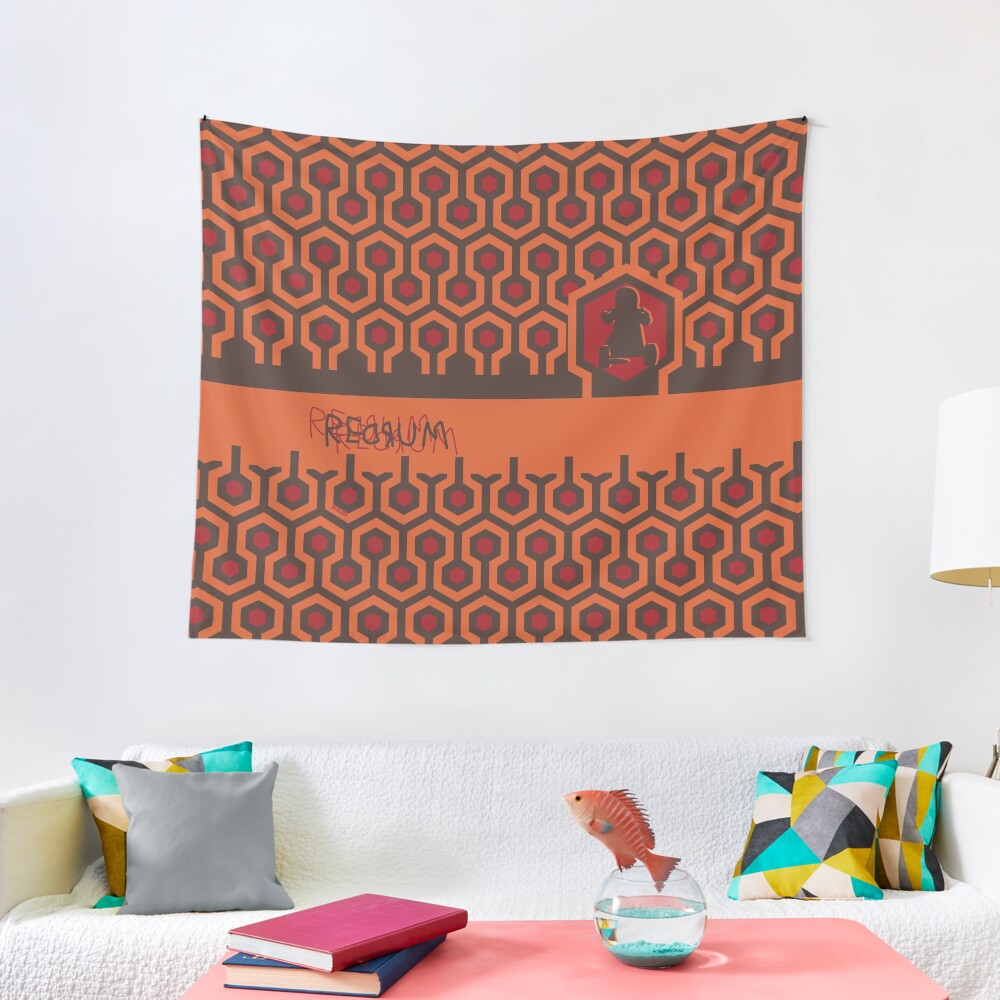 The Shining Floor Pattern Minimalist Tapestry