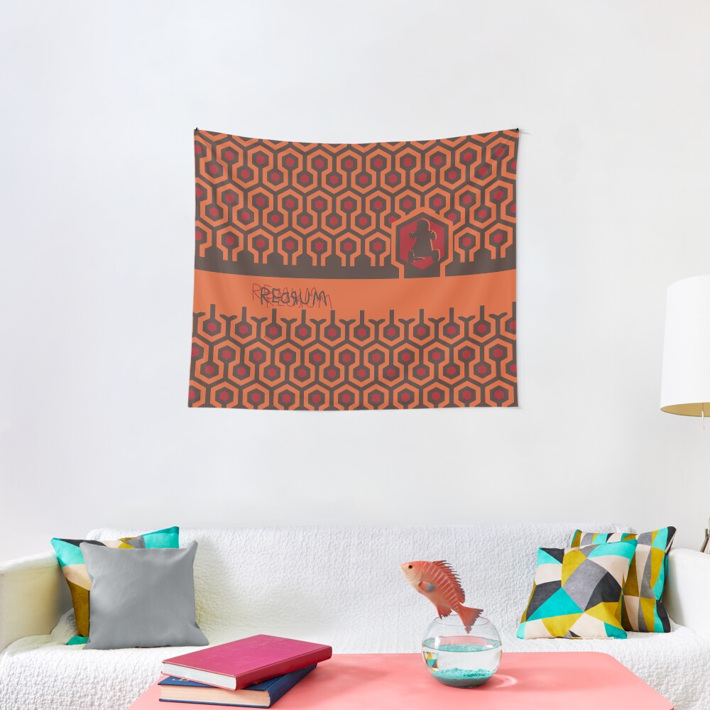 The Shining Floor Pattern Minimalist Tapestry