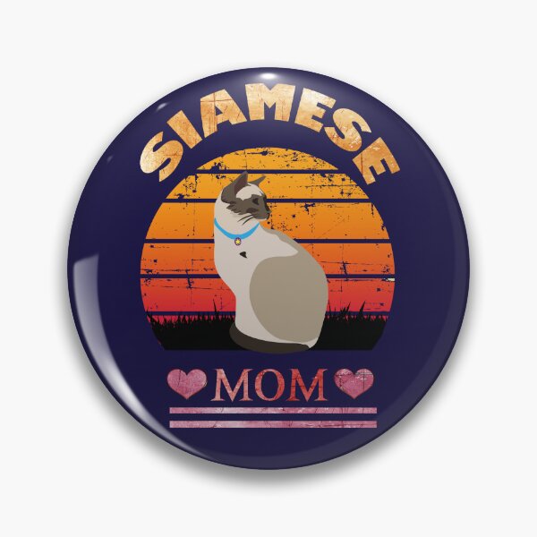 Item preview, Siamese cat mom retro vintage designed and sold by Fateh-Kro ⭐⭐⭐⭐⭐.