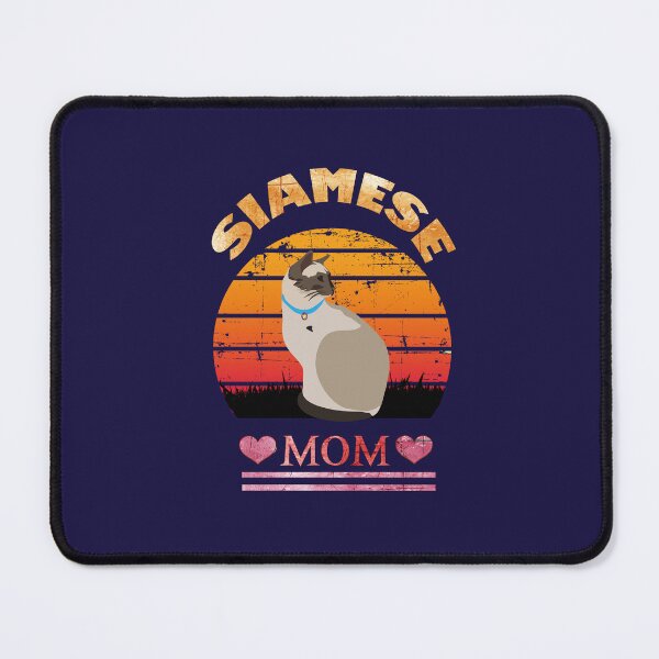 Item preview, Siamese cat mom retro vintage designed and sold by Fateh-Kro ⭐⭐⭐⭐⭐.