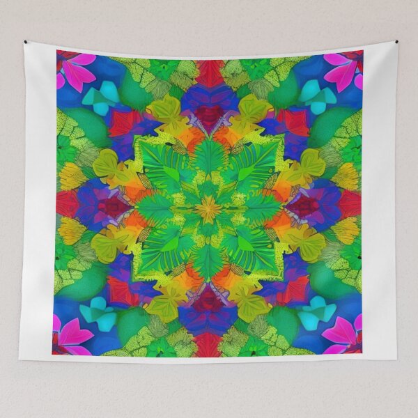 Item preview, Tropical Leaves Mandala designed and sold by likbatonboot.