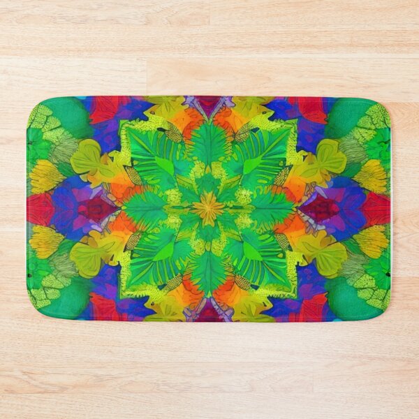 Item preview, Tropical Leaves Mandala designed and sold by likbatonboot.