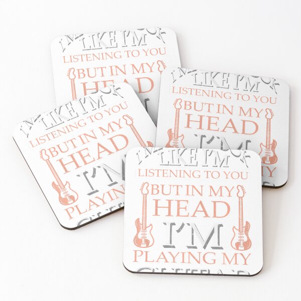 Item preview, In My Head Playing My Guitar Funny Guitarist & Guitar Player 	 designed and sold by nuticadeyah2.