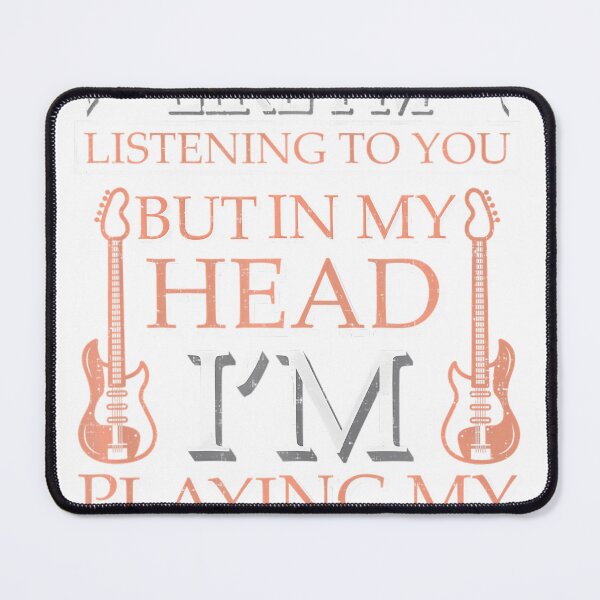 Item preview, In My Head Playing My Guitar Funny Guitarist & Guitar Player 	 designed and sold by nuticadeyah2.
