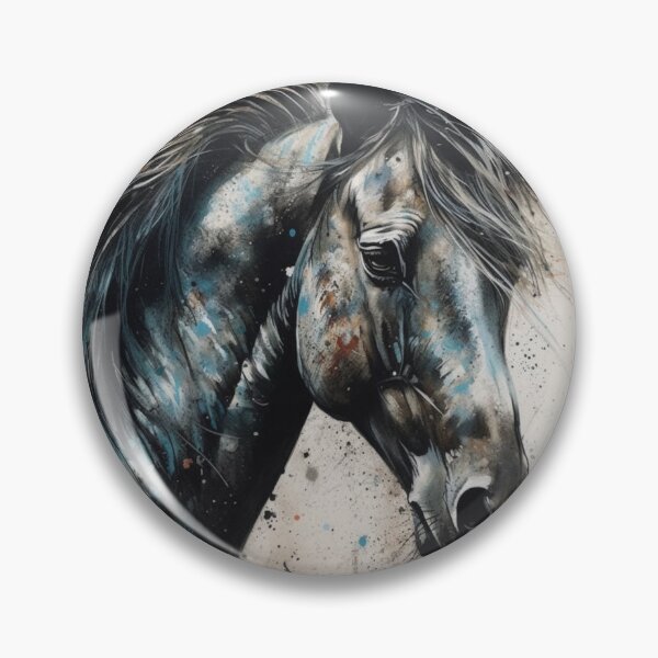 Item preview, Horse Face Watercolor Art Print designed and sold by JojoArtEvo.