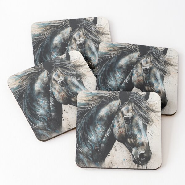 Item preview, Horse Face Watercolor Art Print designed and sold by JojoArtEvo.