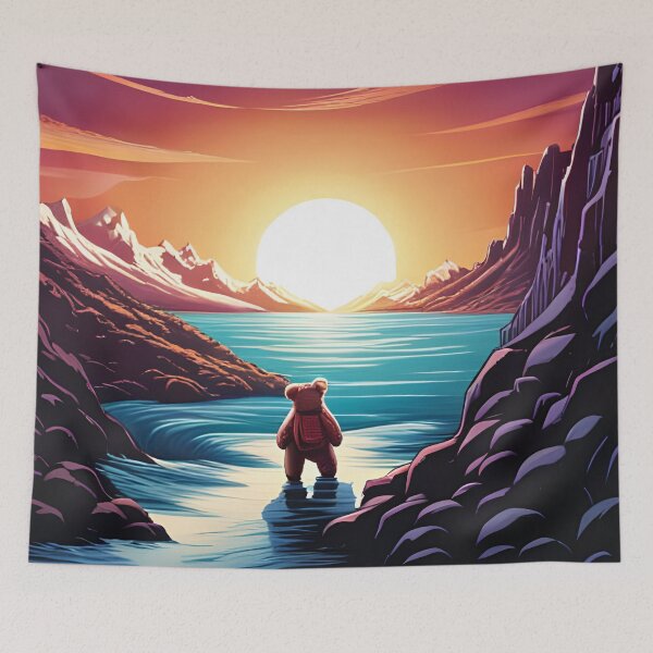 Item preview, Teddy in Antarctica designed and sold by Colin Bentham.