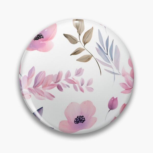 Artikelvorschau, Blooming Serenity: Tranquil Watercolor Floral Designs entworfen und verkauft von ReiraNogami.