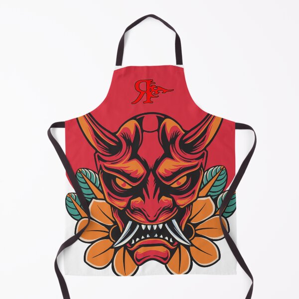 Item preview, ROGUE JAPANESE ONI DEVIL MASK TATTOO ART designed and sold by Rogueclothes.