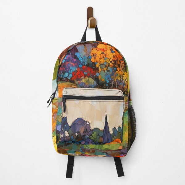 Item preview, Countryside village at sunset 1 designed and sold by Red Witch Art.