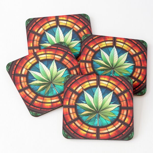 Item preview, Stained Glass Canna Leaf 03 designed and sold by Skippydamo.