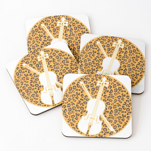 Item preview, Violin Girl Violin Player Women Leopard Female Violinist 	 designed and sold by nuticadeyah2.
