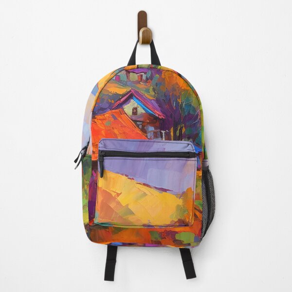 Item preview, Countryside village at sunset 2 designed and sold by Red Witch Art.