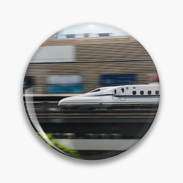 Item preview, Shinkansen Bullet Train Traveling Through Tokyo Japan designed and sold by JonesyDave.