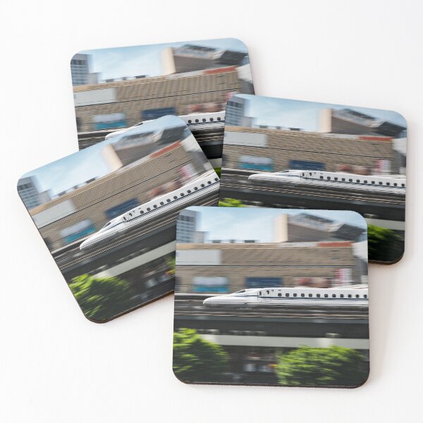 Item preview, Shinkansen Bullet Train Traveling Through Tokyo Japan designed and sold by JonesyDave.